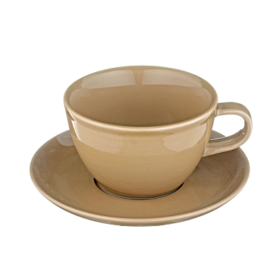 Кофейная пара RISE 210 мл золотисто-коричевая